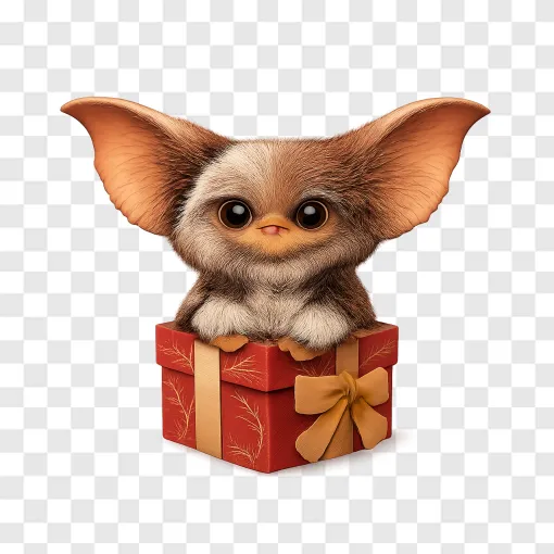 Cute Mogwai Fantasy Creature PNG