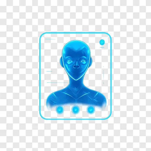AI Video Chat Icon PNG With Transparent Background