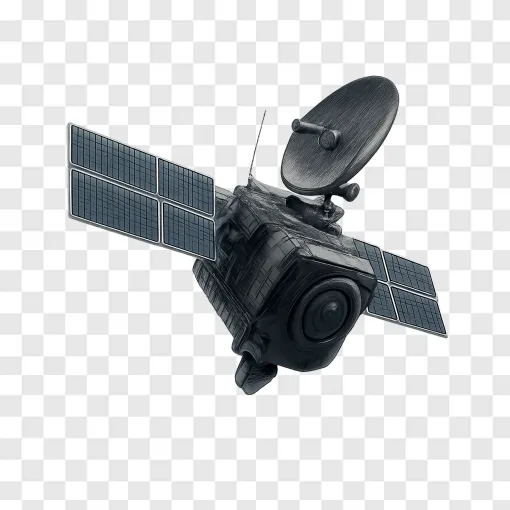 Military Satellite PNG Image Transparent Background