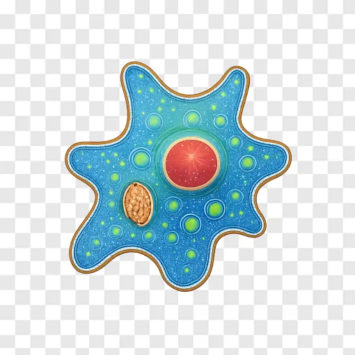 Amoeba Cell PNG Transparent Image