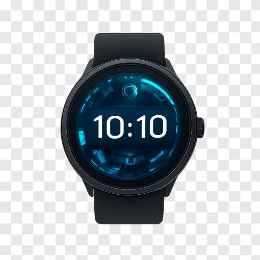 Modern Smartwatch Bezel And Watch Face PNG