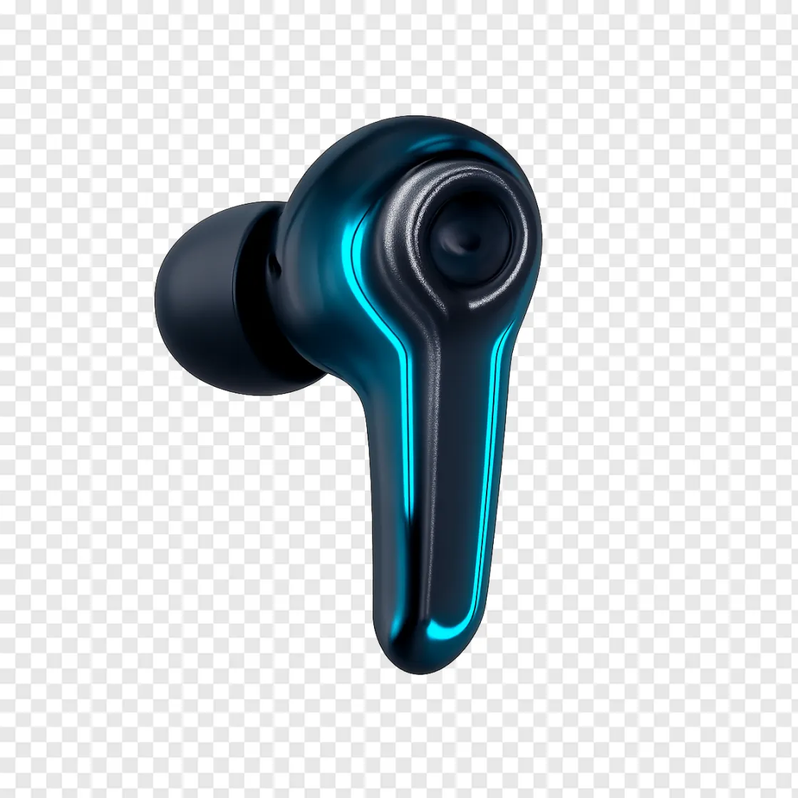 Futuristic AI Hearables And Smart Earbuds PNG