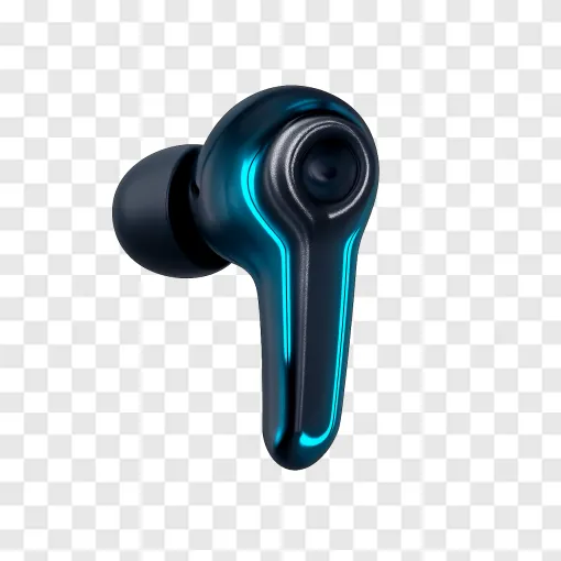 Futuristic AI Hearables And Smart Earbuds PNG