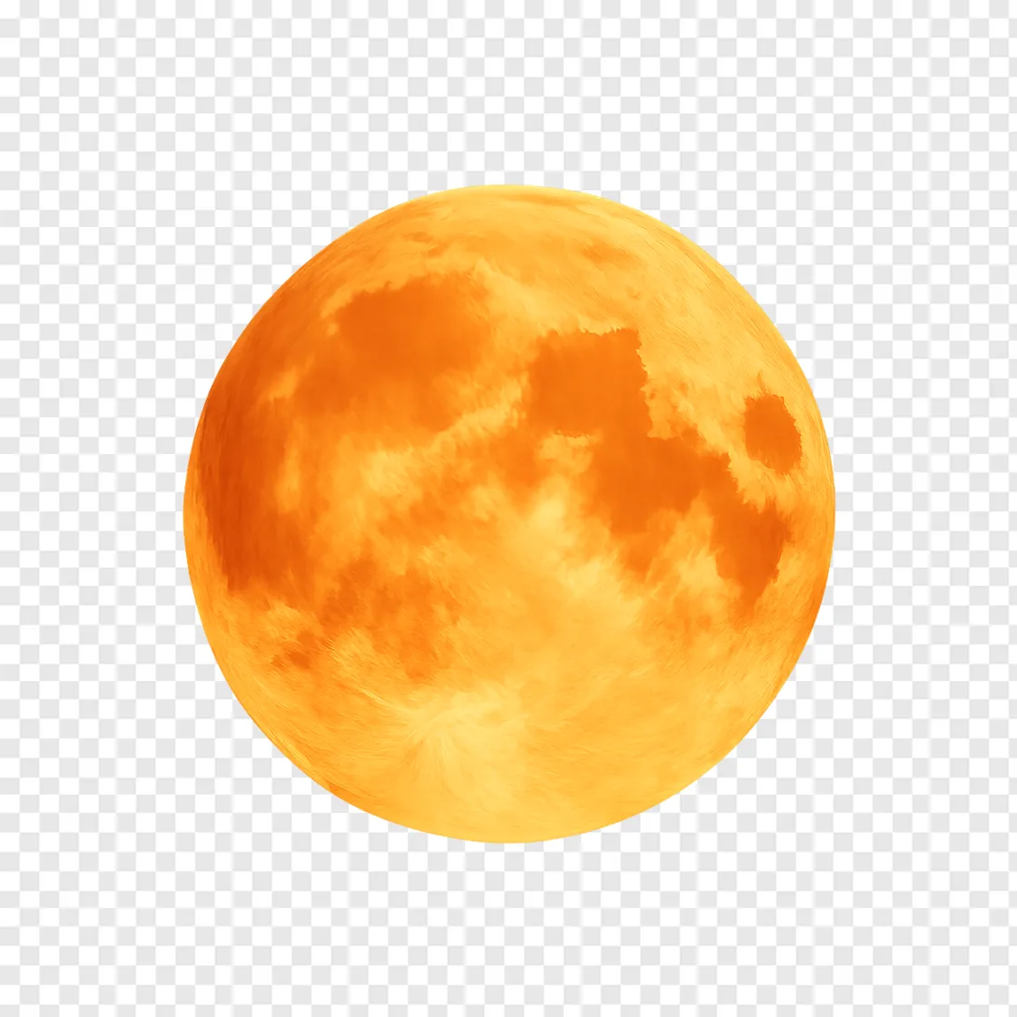 Harvest Moon PNG Image With Transparent Background
