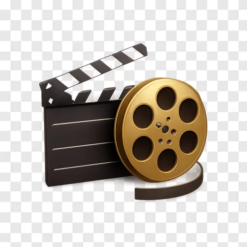 Movie Clapperboard PNG For Filmmaking And Cinema Designs