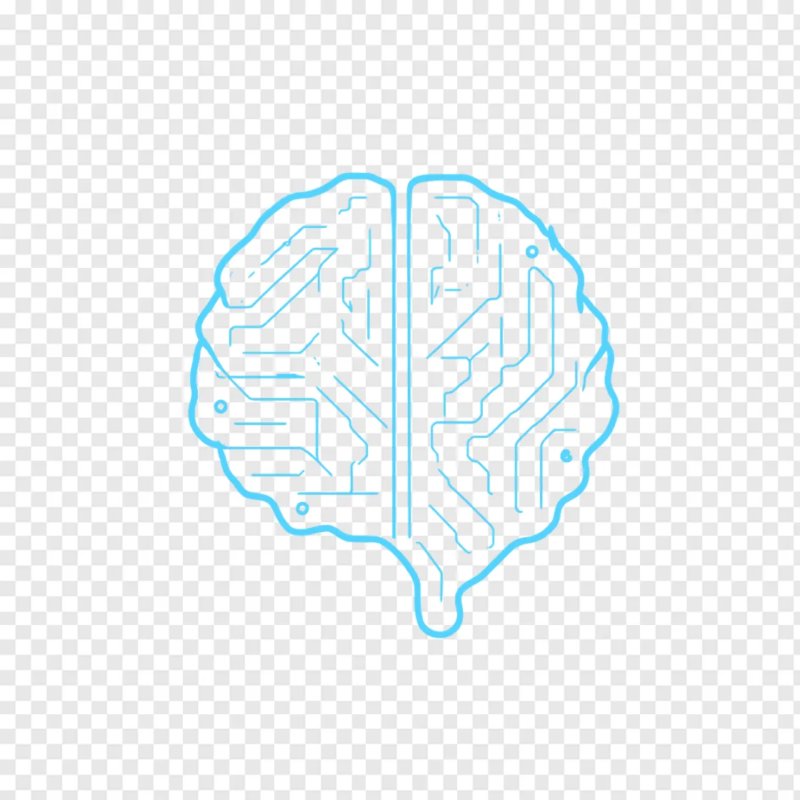 Artificial Intelligence Technology AI Brain PNG