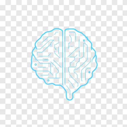Artificial Intelligence Technology AI Brain PNG