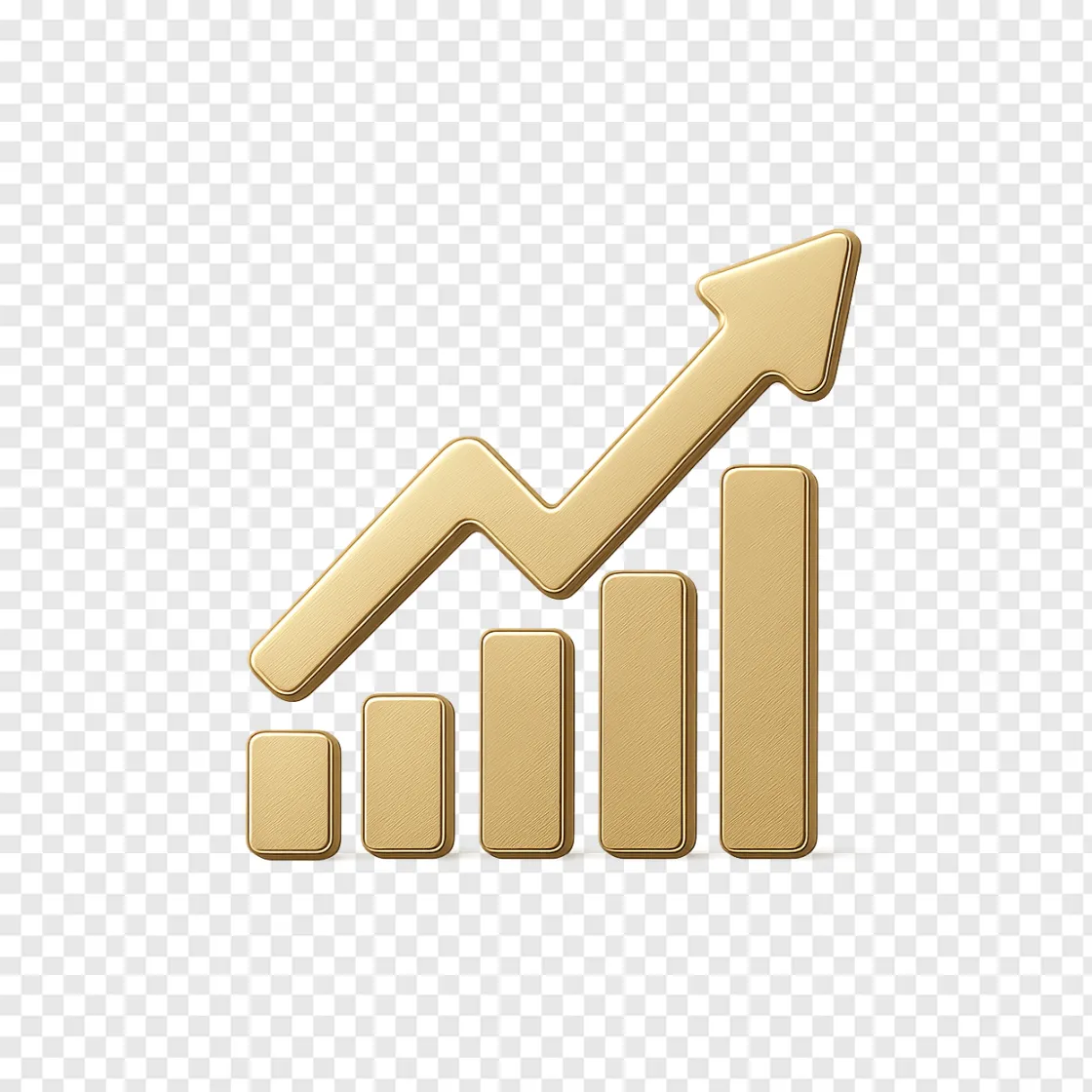 Stock Market Icon PNG Transparent Background