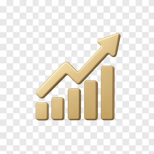 Stock Market Icon PNG Transparent Background
