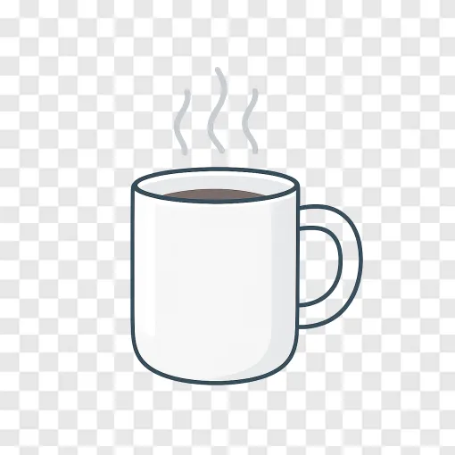 Hot Beverage Mug PNG Transparent Image