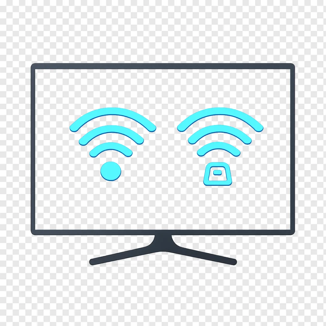 Smart TV Network Icon PNG