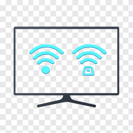 Smart TV Network Icon PNG