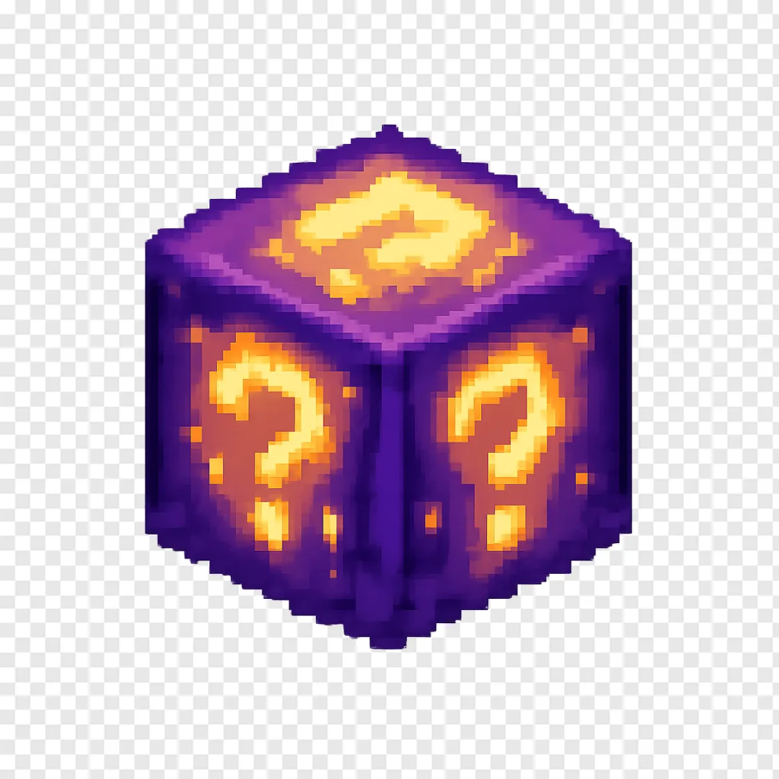 Cobblemon Lucky Block PNG - Free Game Item Image