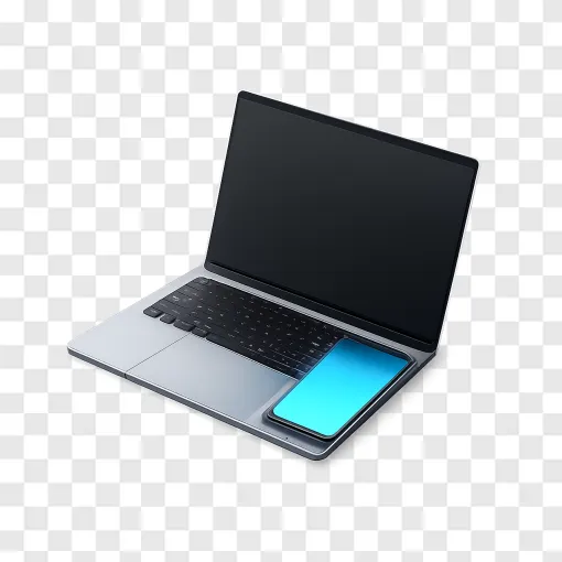 Modern Laptop And Smartphone PNG Image