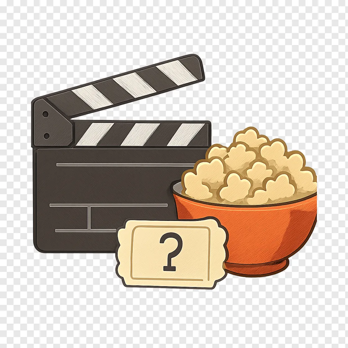 Movie News & Cinema Clapperboard PNG Free Download