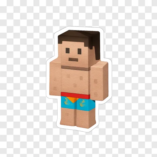 Minecraft Boy Skin PNG Image