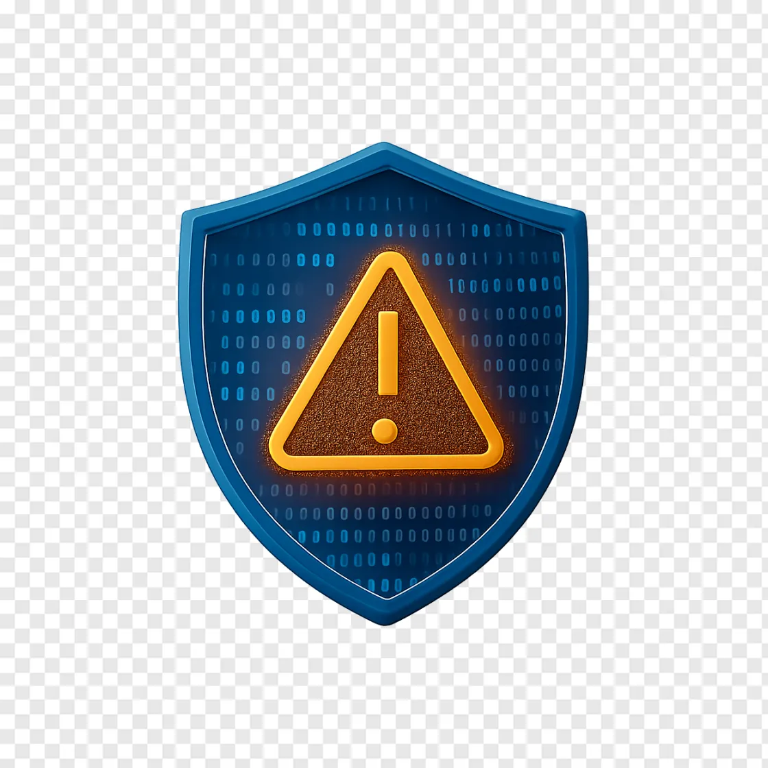 AI Security Shield PNG Transparent Background