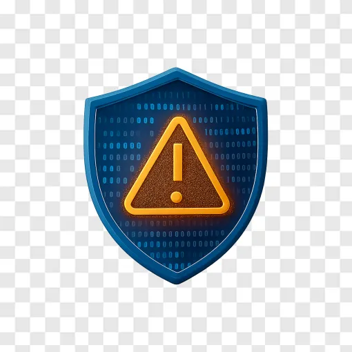 AI Security Shield PNG Transparent Background