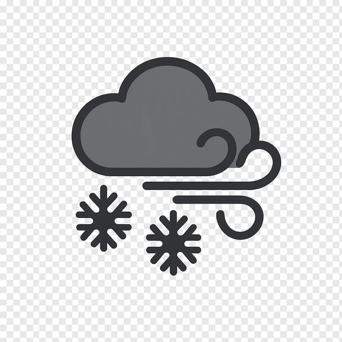 Winter Storm PNG Graphic For Weather Updates