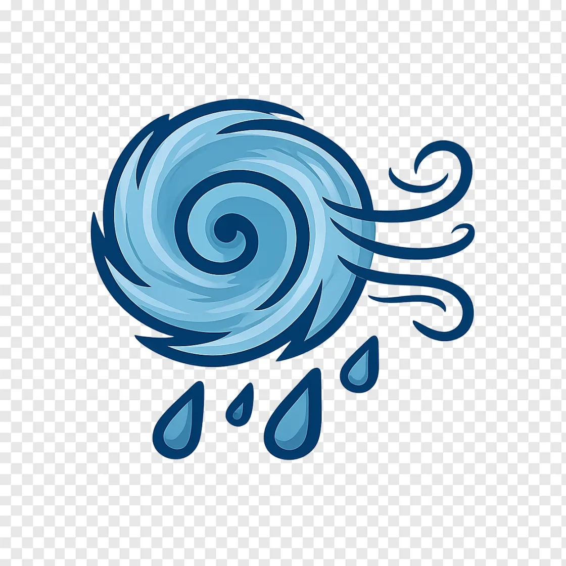 Hurricane Storm Weather PNG Design