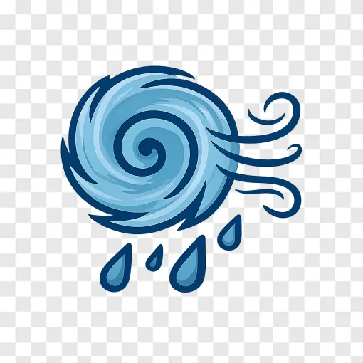 Hurricane Storm Weather PNG Design