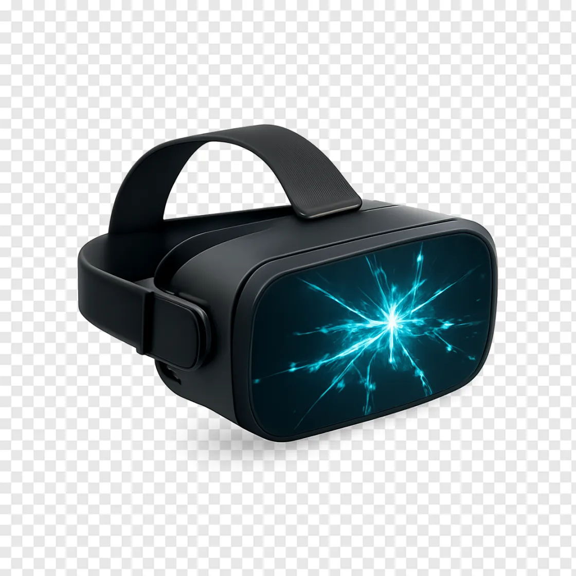 Broken VR Headset PNG Transparent Background