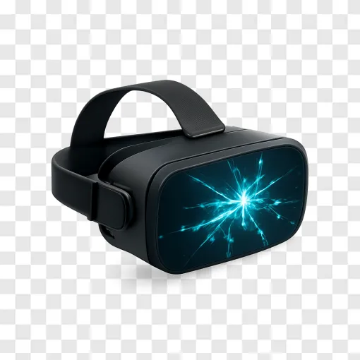 Broken VR Headset PNG Transparent Background