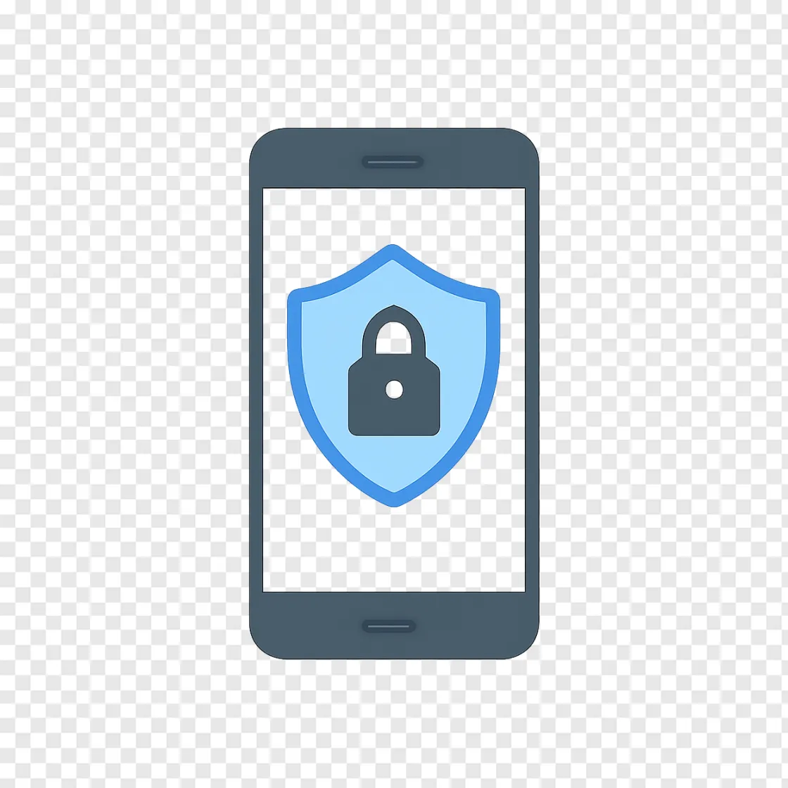 Secure Smartphone Privacy Concept PNG