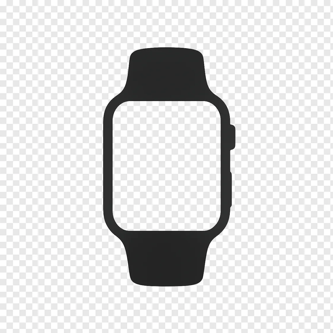 Apple Watch Face PNG Icon For Tech Designs