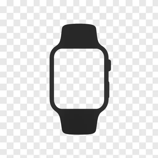 Apple Watch Face PNG Icon For Tech Designs