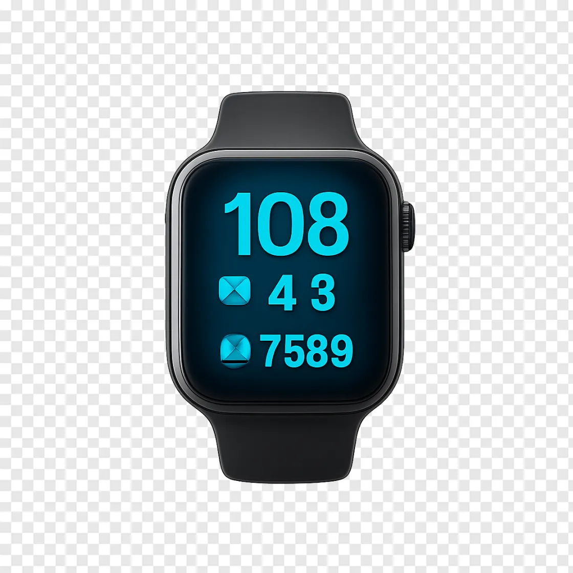 Modern Smartwatch Tech PNG Image For Design
