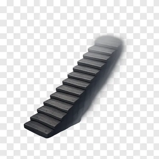 Scary Giant Stairs PNG Transparent Image