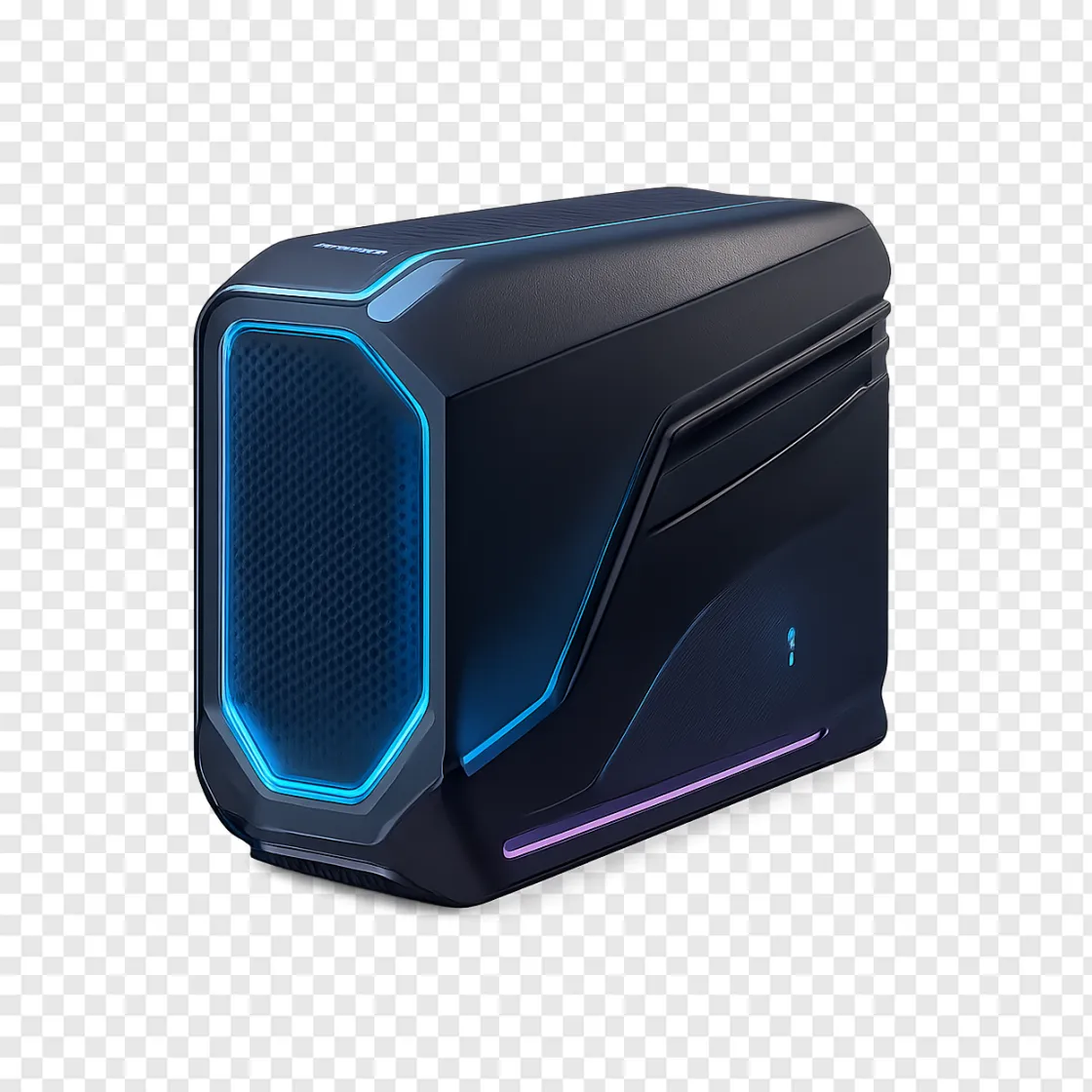 Futuristic EGPU Docking Station PNG With Transparent Background