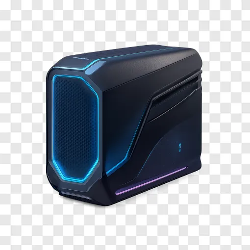 Futuristic EGPU Docking Station PNG With Transparent Background