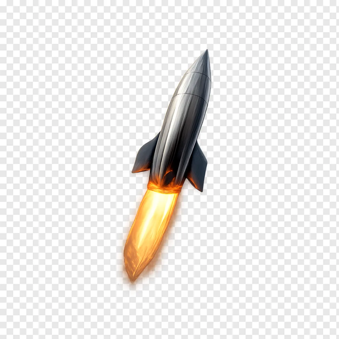 Space Rocket Launch PNG