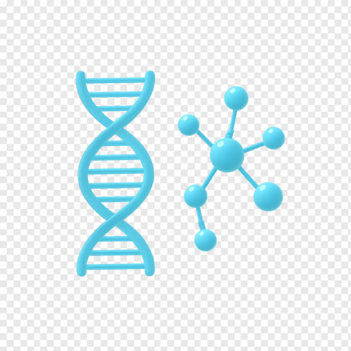 Origin Of Life DNA Molecule PNG Transparent Image