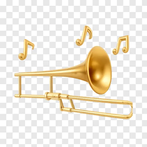 Trombone Musical Instrument PNG Free Download