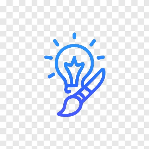 AI Art Generator Icon PNG Transparent Background