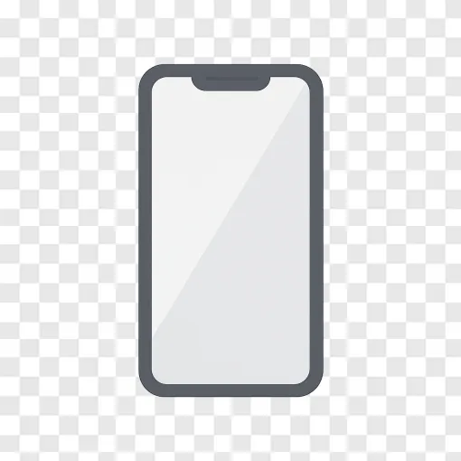 Futuristic Smartphone Concept PNG