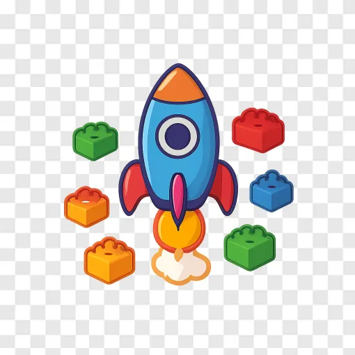 Roblox Rocket Build PNG Free Download