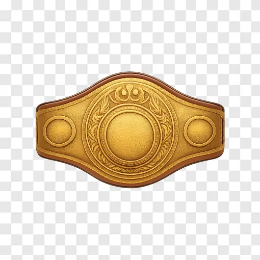 Championship Boxing Belt PNG Transparent Image