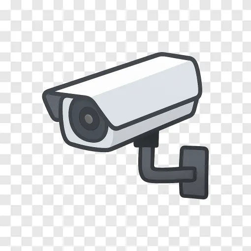Security Camera PNG Vector Icon