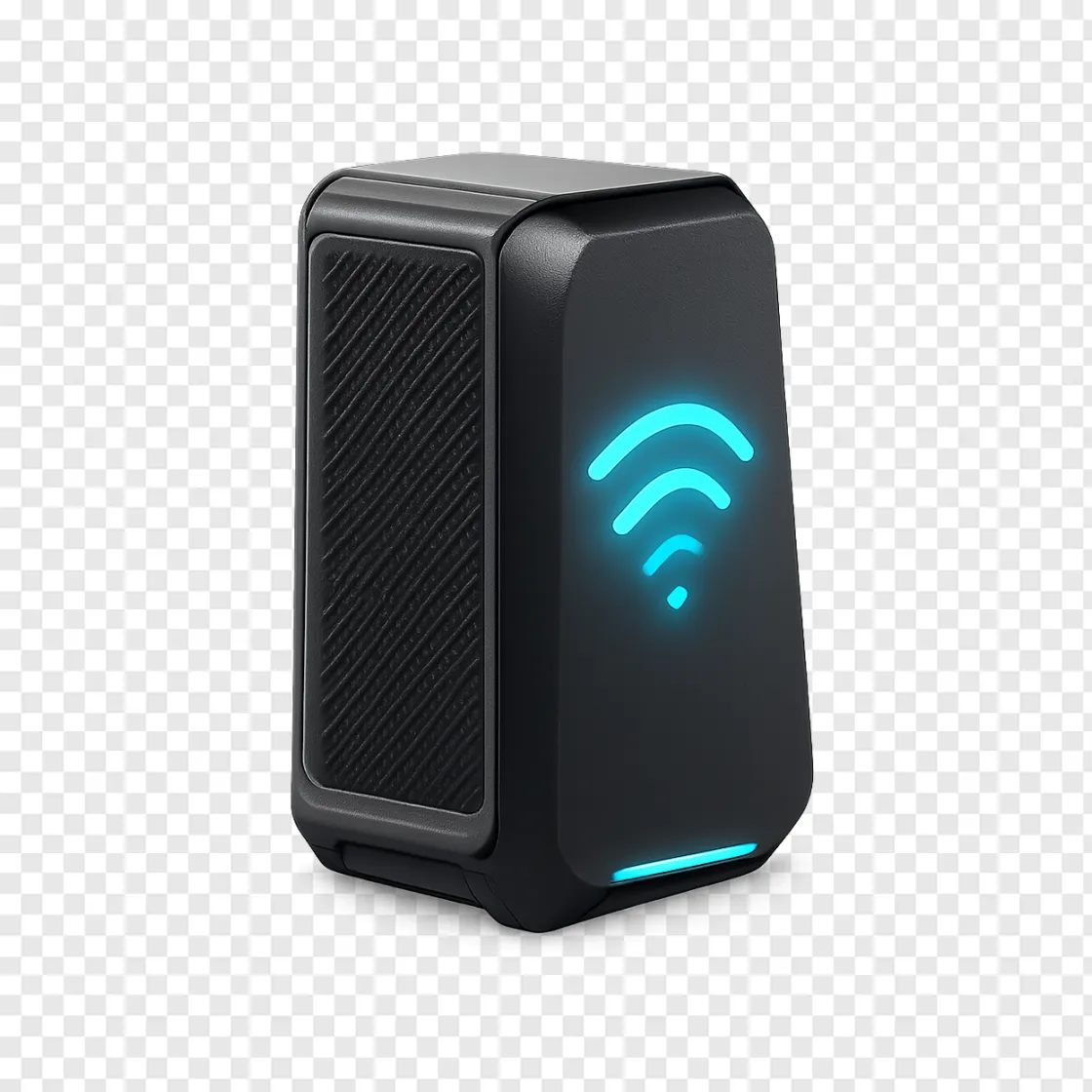External GPU PNG: Futuristic Wireless Graphics Card Transparent Image