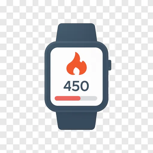 Fitness Smartwatch PNG Icon For Health And Activity Tracking