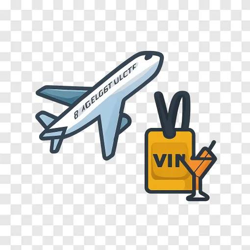 Airplane And VIP Lounge PNG Vector Graphic