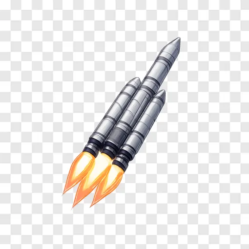 Space Rocket Launch PNG Image For Futuristic Designs