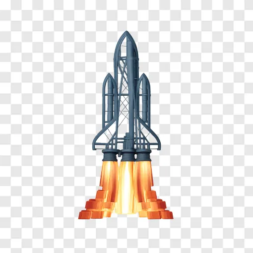 SpaceX Starship Rocket Launch PNG Transparent Background