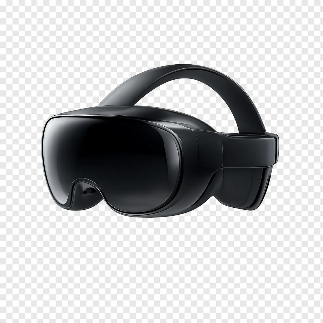 Futuristic Mixed Reality Headset PNG