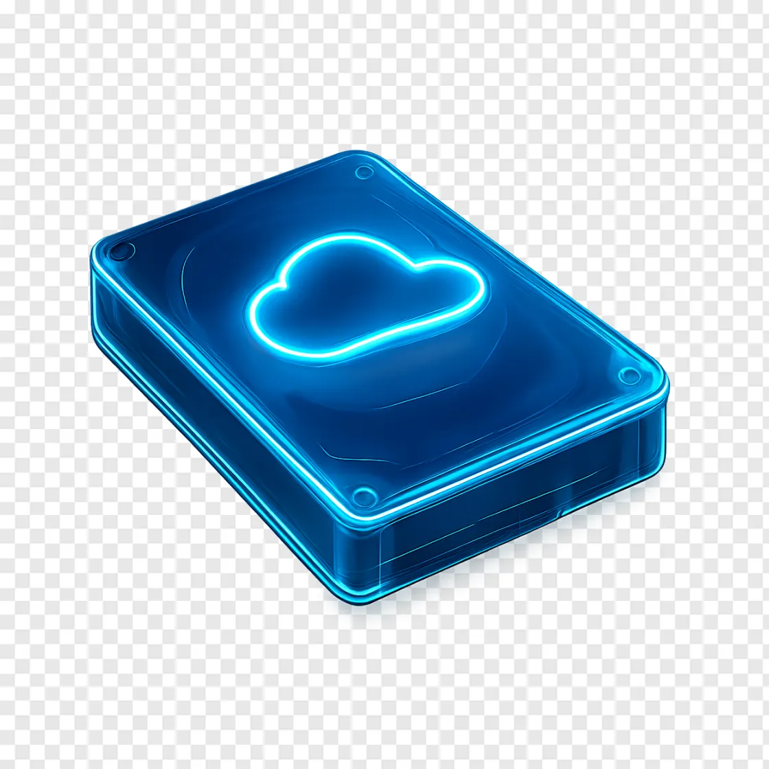 Unlimited Storage Tech Icon PNG For Free Download