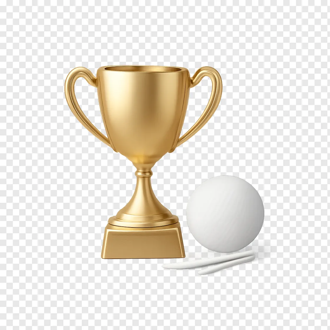 Golf Trophy PNG Image For Sports Fans